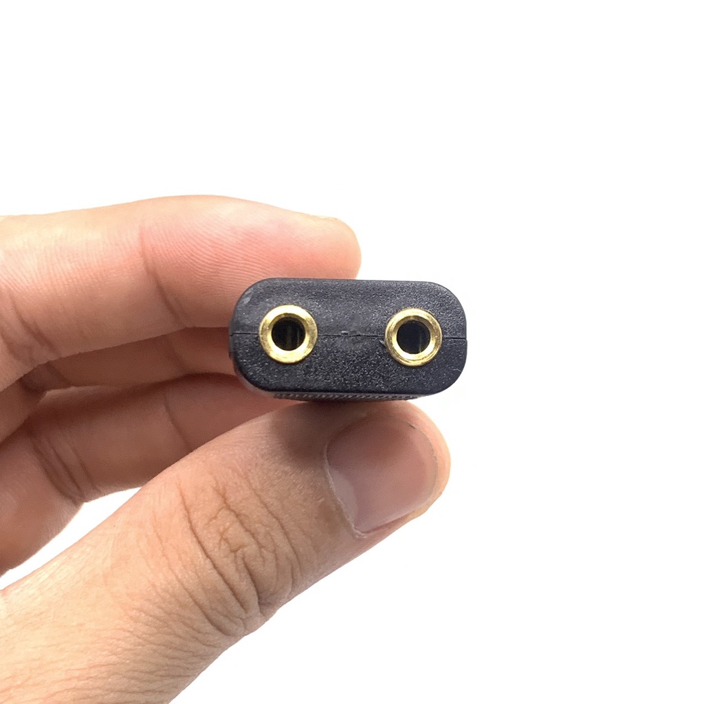 Jack Chuyển 3.5 S-10 Đầu Mạ Vàng - Đầu Chia Tai Nghe/ Loa/ Audio 3.5 1 Ra 2 - Đầu Chia Jack 3.5 Lỗi 1 Đổi 1 Trong 7 Ngày