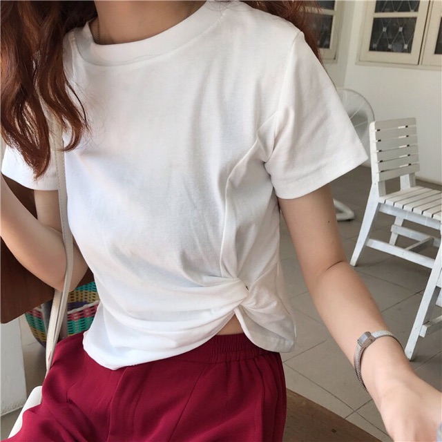 CropTop Xoắn Eo