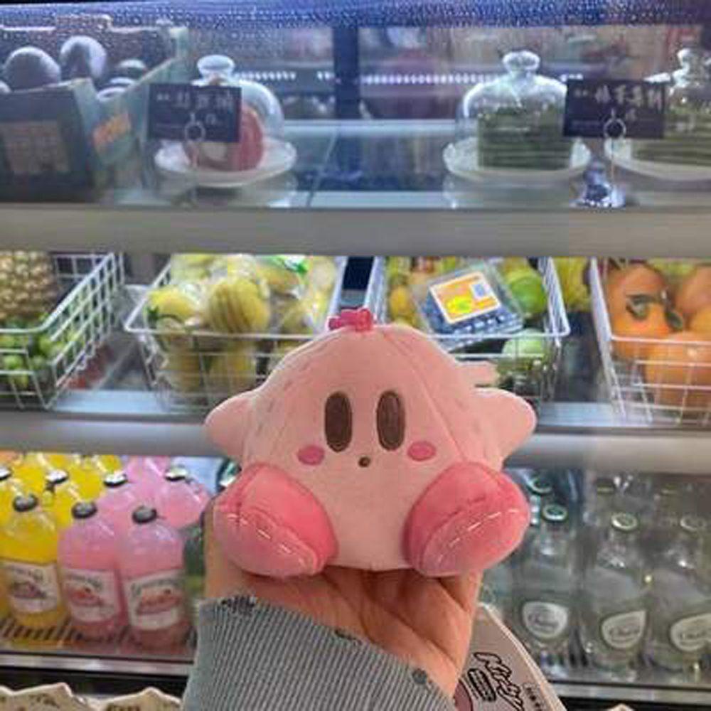 Móc Khóa Hình Ngôi Sao Kirby 13Cm Hồng Cam Dễ Thương