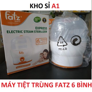 Máy tiệt trùng bình sữa 6 bình BPA Fatzbaby