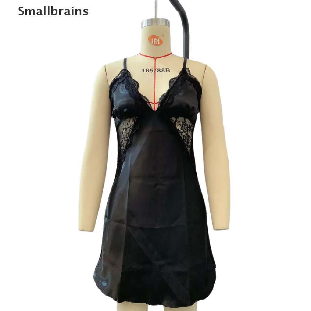 Smbr Women's Pajamas Night Dress Nightwear Sexy Lingerie Nightgown Homewear Sleepwear BR