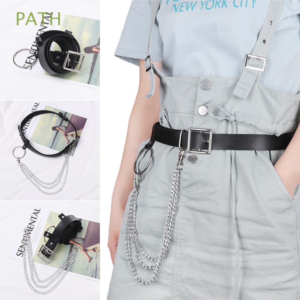 [Mã FAK18 giảm 18K đơn bất kỳ] PU Fashion Hiphop Metal Rock Punk Waist Chain | BigBuy360 - bigbuy360.vn