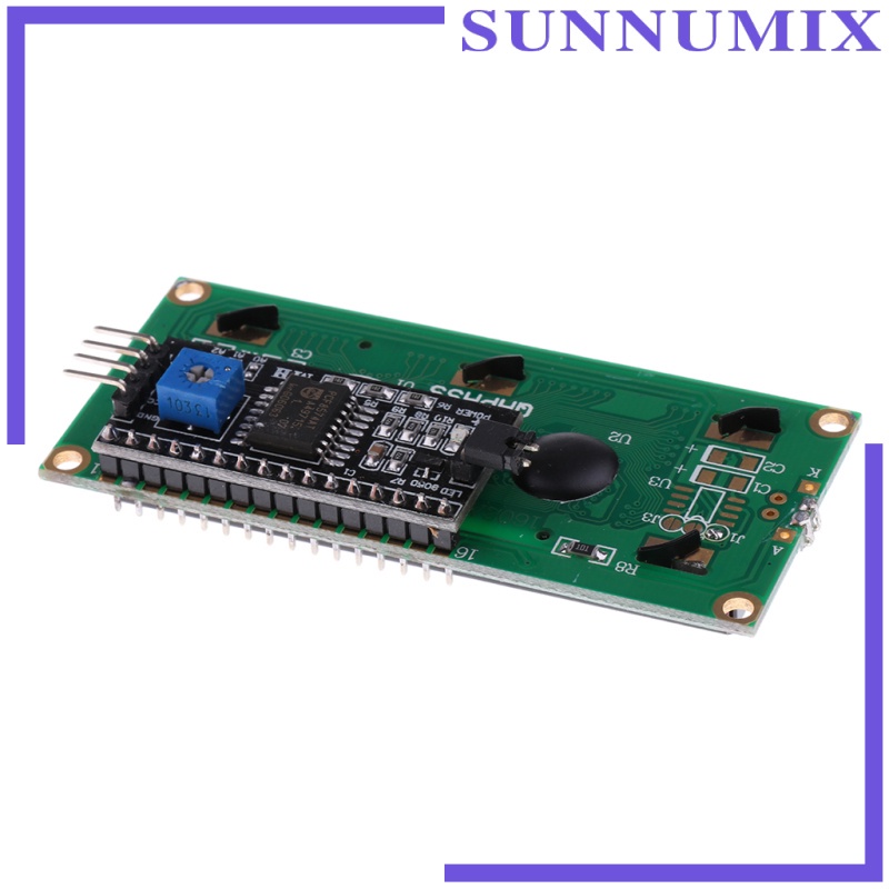 [SUNNIMIX] 1 X LCD Module Display 5V LCD 1602 IIC I2C TWI 1602 Series For - Yellow Green | BigBuy360 - bigbuy360.vn