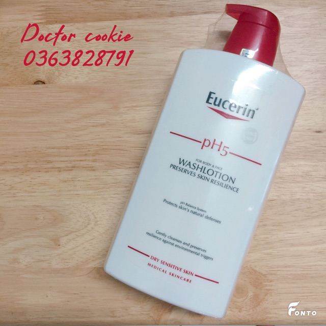 Sữa tắm eucerin pH5 cho da nhạy cảm