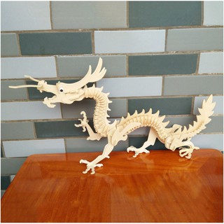 Đồ Chơi Lắp Ráp Gỗ 3D Mô Hình Rồng Dragon