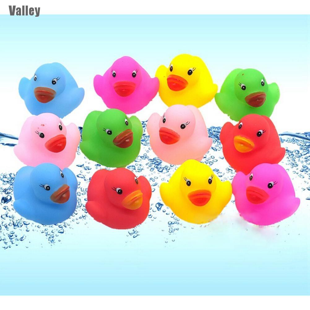Set 12 Vịt Cao Su Đồ Chơi Khi Tắm Cho Bé