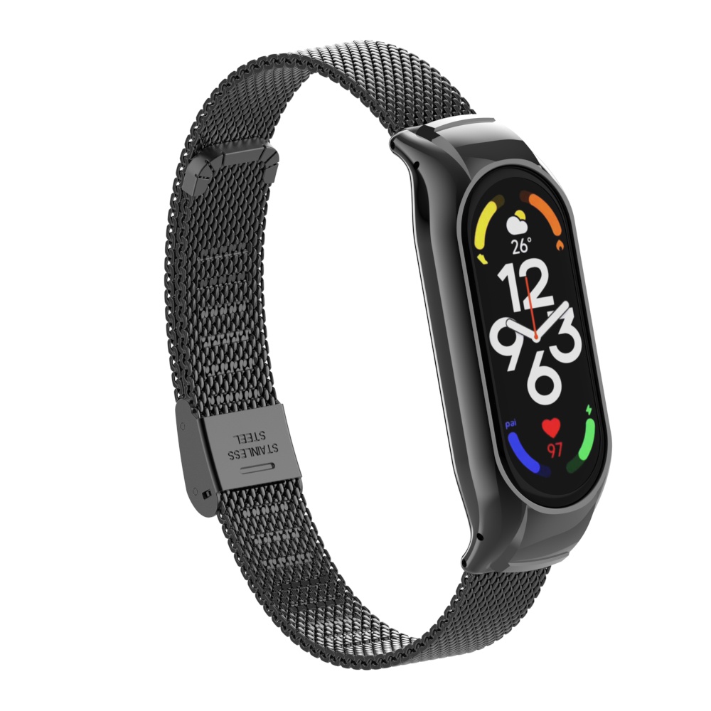 Dây Đeo Thay Thế Bằng Thép Không Gỉ Cho Xiaomi Mi Band 7 Mi Band 3 / 4 / 5 / 6