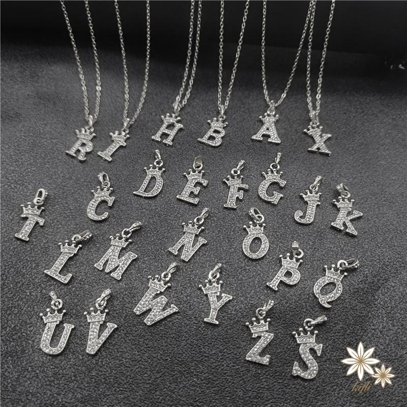 Vòng cổ Mặt 26 Chữ Cái Đính Đá Thời Trang