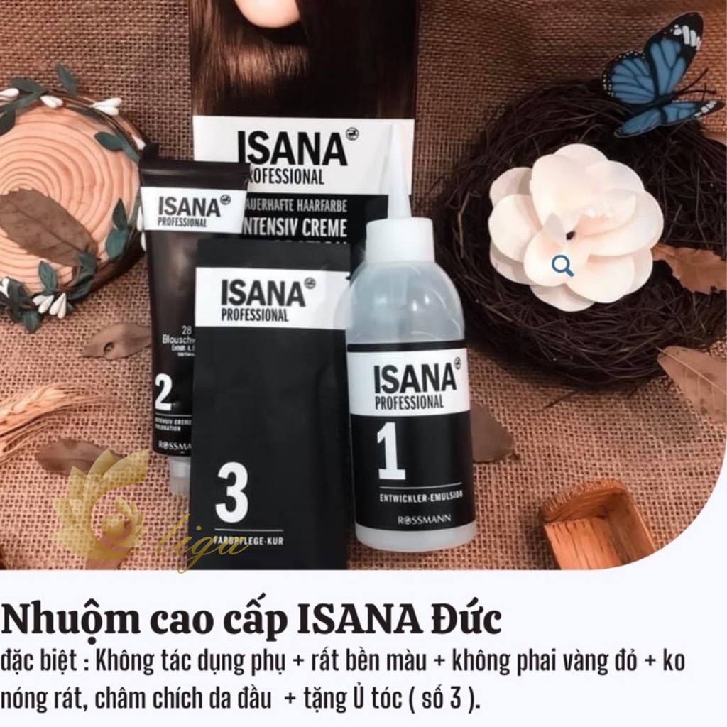 Thuốc nhuộm tóc XANH DƯƠNG ĐEN,XANH THAN,XANH ĐEN không cần dùng thuốc tẩy tóc