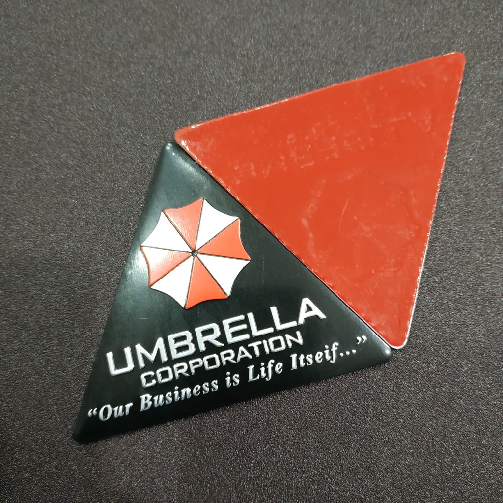 Tem nhôm Umbrella tam giác 7x7cm