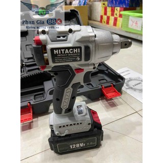 Máy siết bulong, bắn vít Hitachi 128V động cơ không chổi than chạy pin đa năng