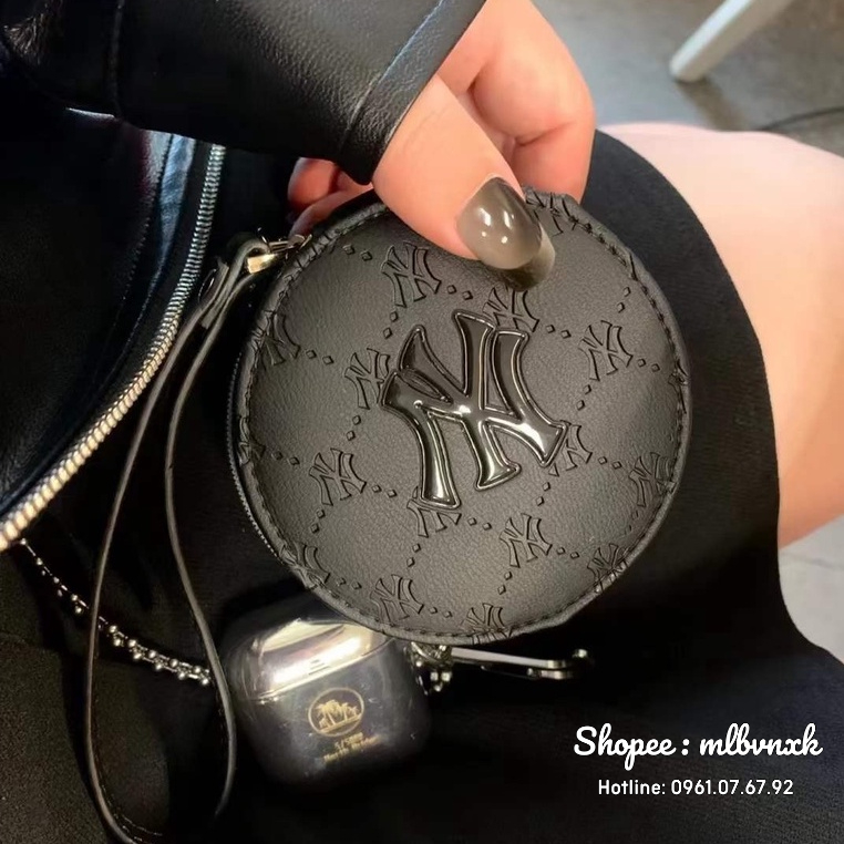ẢNH THẬT / TQXK - Túi Da Tròn Cầm Tay Mini MLB Diamond Monogram 1:1 - HÀNG XUẤT DƯ FULLTAG