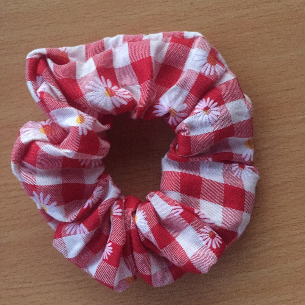 Dây cột tóc vải scrunchies nhiều màu, đồ buộc tóc crunchies avocado phụ kiện tóc