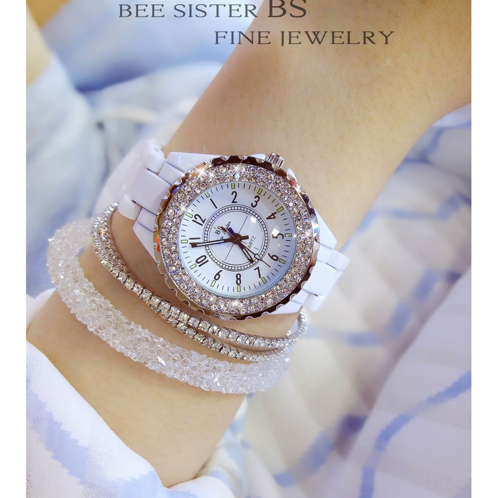 Đồng Hồ Nữ BEESITER 0280 Dây Nhựa Cao Cấp Chính Hãng