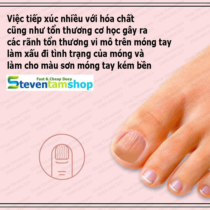 Sơn dưỡng móng tay Eveline kích ra móng mới