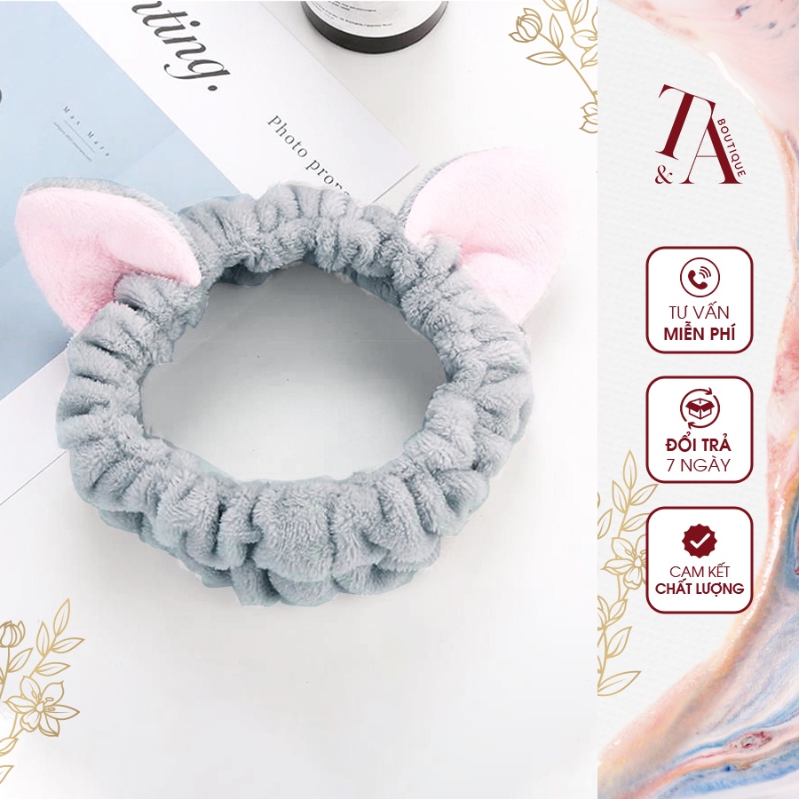 Băng Đô Rửa Mặt Cài Tóc Siêu Cute Dành Cho Các Bạn Nữ CHIDU - TA015