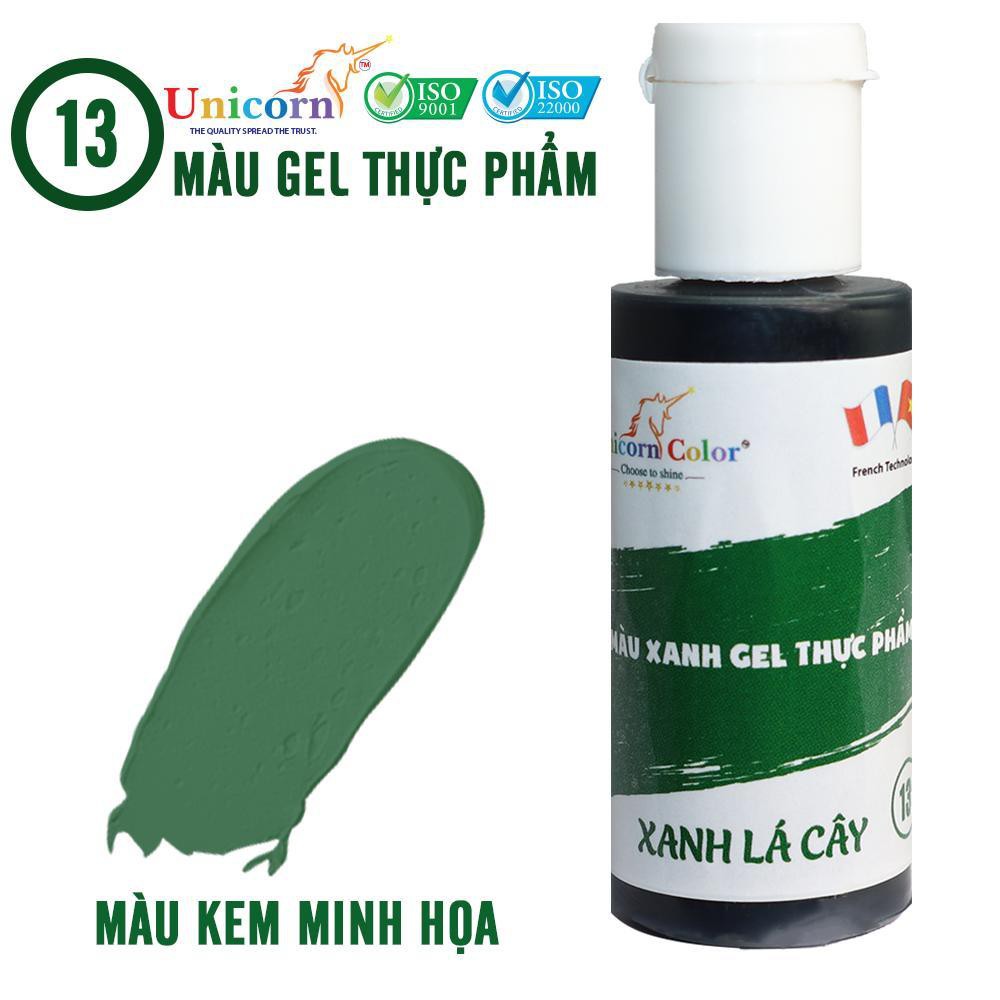 Màu Thực Phẩm Xanh Lá Cây UNICORN Dạng Gel 28gr D13