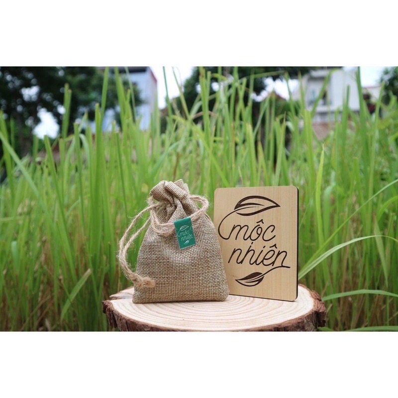 Túi thơm cà phê Mộc Nhiên để ô tô có 3 Size 50g,100g ,150g .Đặc biệt mua 3 túi Size bất kỳ tặng 1 tinh dầu treo xe .