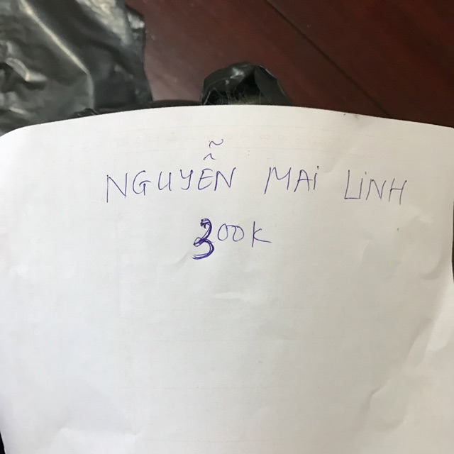 Nguyễn mai linh 300k