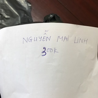 Nguyễn mai linh 300k