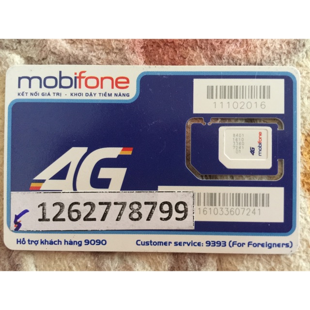 Sim mobifone trả trước