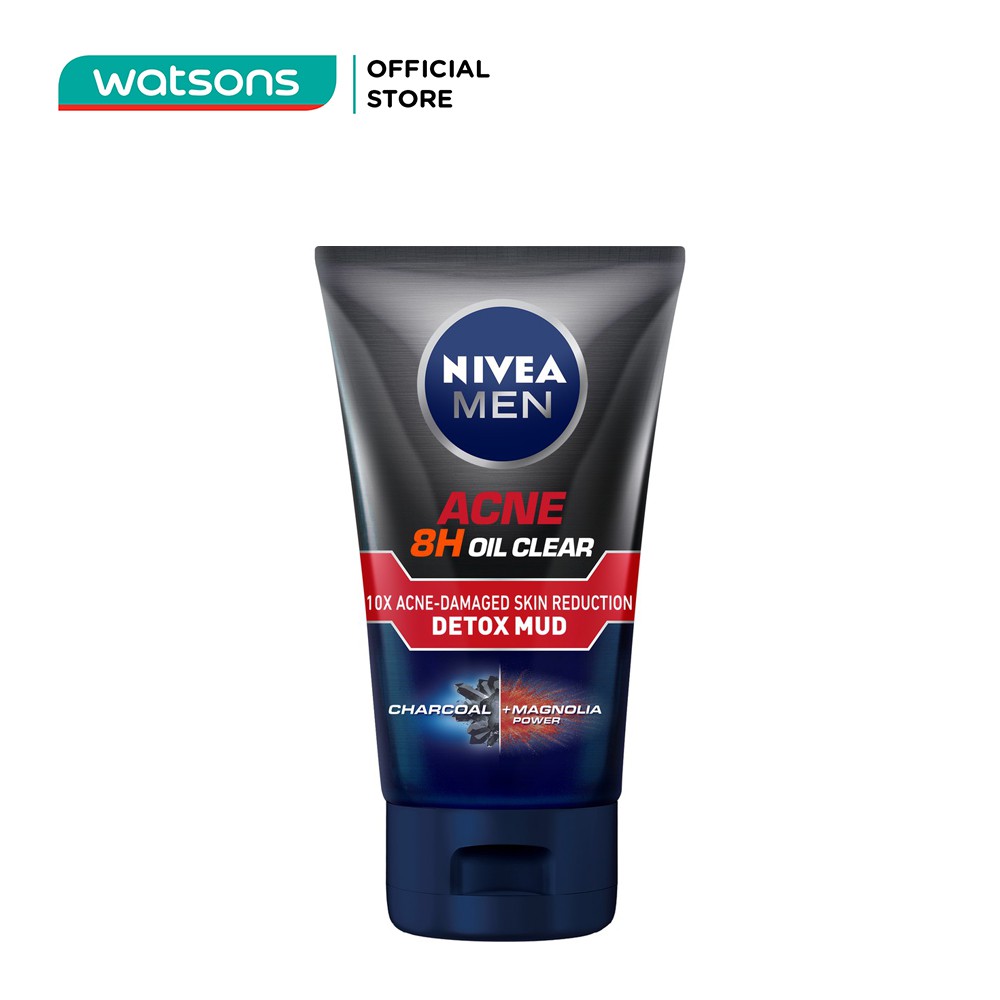 Sữa Rửa Mặt Nivea Men Detox Mud Kiểm Soát Nhờ Và Ngừa Mụn 100g