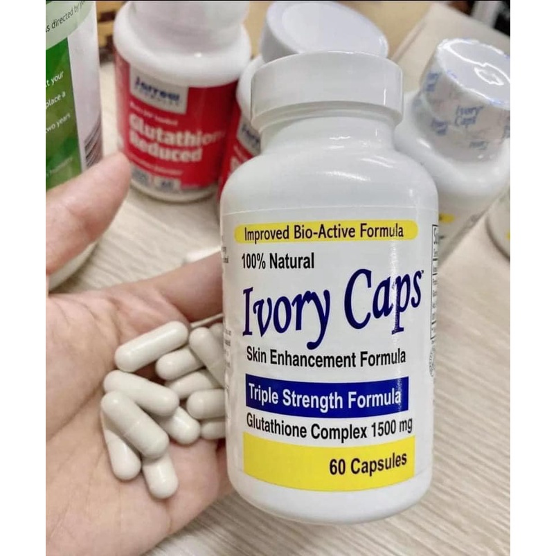 Viên Uống Trắng Da Ivory Caps Bổ Sung Glutathione ,Viên Uống Giảm Nám Tàn Nhang