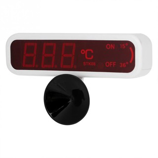 Led Digital Fish Tank Thermometer Water Temperature Measuring Us Plug