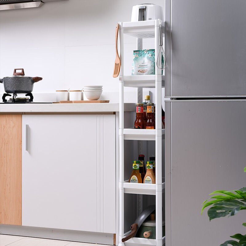 Kệ Nhựa Nhiều Tầng Không Cần Khoan Để Đồ Dùng Nhà Vệ Sinh Tiện Dụng