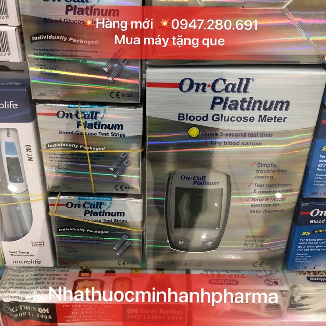 ❇️ Bảo hành trọn đời ❇️ Máy đo đường huyết On Call Platinum