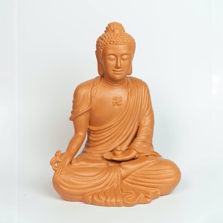 Tượng phật dược sư đất nung - ttt60
