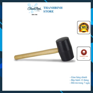 Búa cao su đen cán gỗ xây dựng- giá tốt