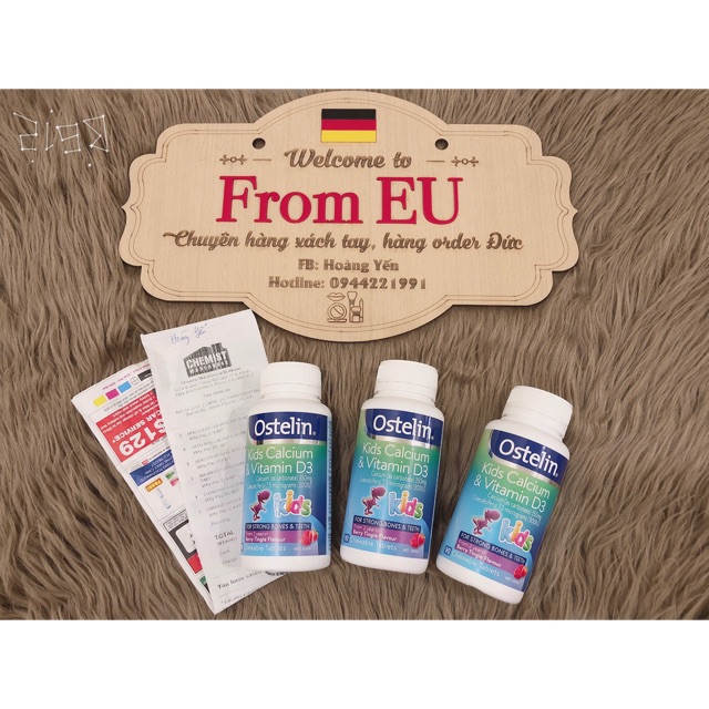 OSTELIN BỔ SUNG CANXI & VITAMIN D3 CHO BÉ
