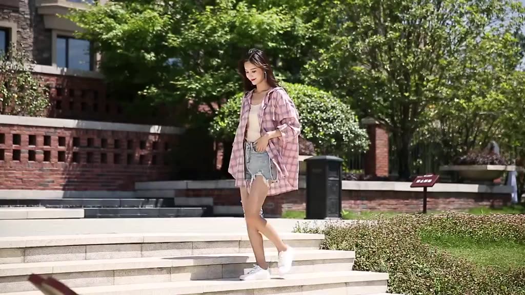 Áo Sơ Mi Khoác Ngoài Tay Dài Có Nón Bằng Vải Cotton Mỏng Họa Tiết Kẻ Ô Mẫu Mới 2022 Dành Cho Bạn Nữ | BigBuy360 - bigbuy360.vn