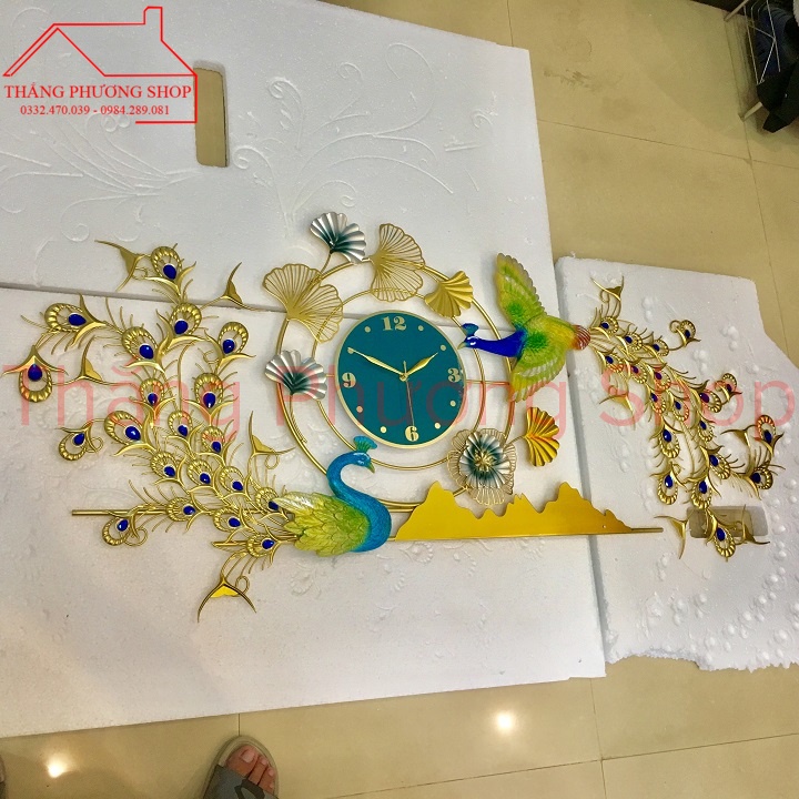 Đồng Hồ Treo Tường Chim Công Chính Hãng Lianzhuang 074