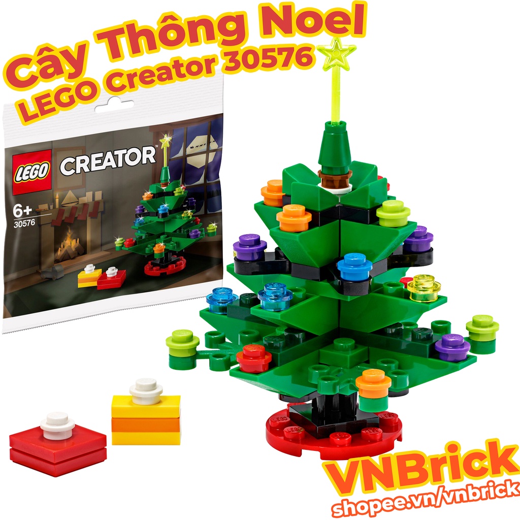 LEGO Christmas Tree 30576 - LEGO Cây Thông Giáng Sinh Noel Cao 8,9cm