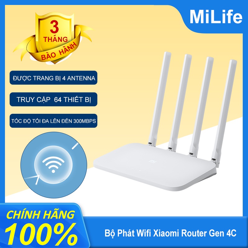 [Bản Quốc Tế] Bộ Phát Wifi Xiaomi Router Gen 4C | ROUTER XIAOMI MIWIFI 4C