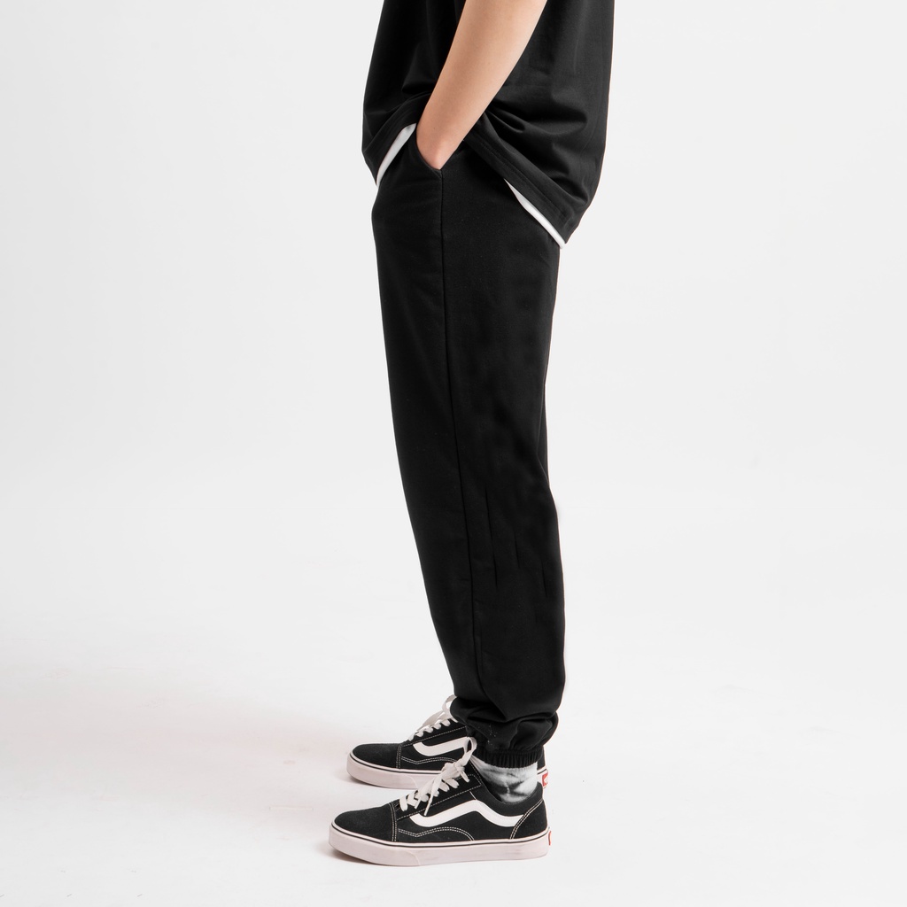 Quần jogger ống rộng unisex N7 bo gấu dáng thể thao suông nam nữ nỉ cao cấp da cá bigsize thu đông basic pants NHIỀU MÀU