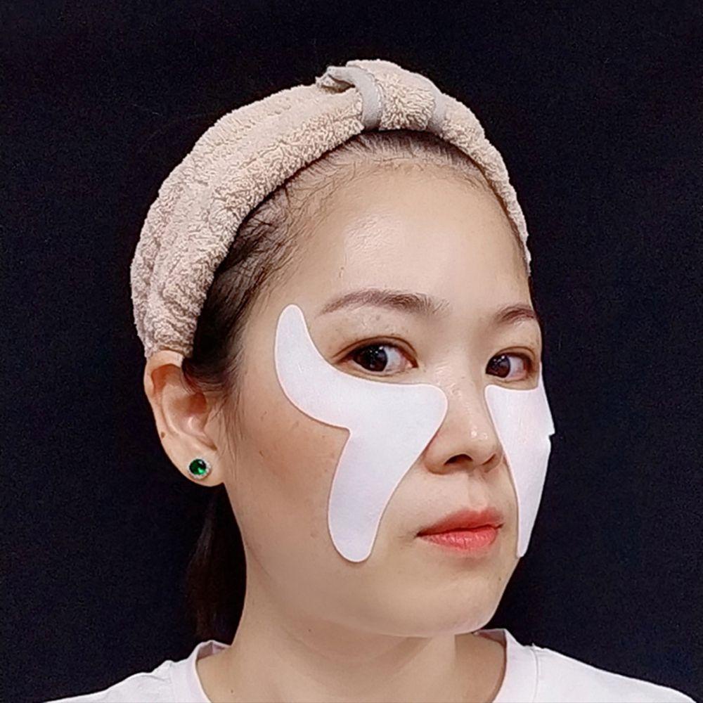 1 Cặp Miếng Dán Chăm Sóc Da Mặt Chống Nếp Nhăn An Toàn Không Gây Kích Ứng