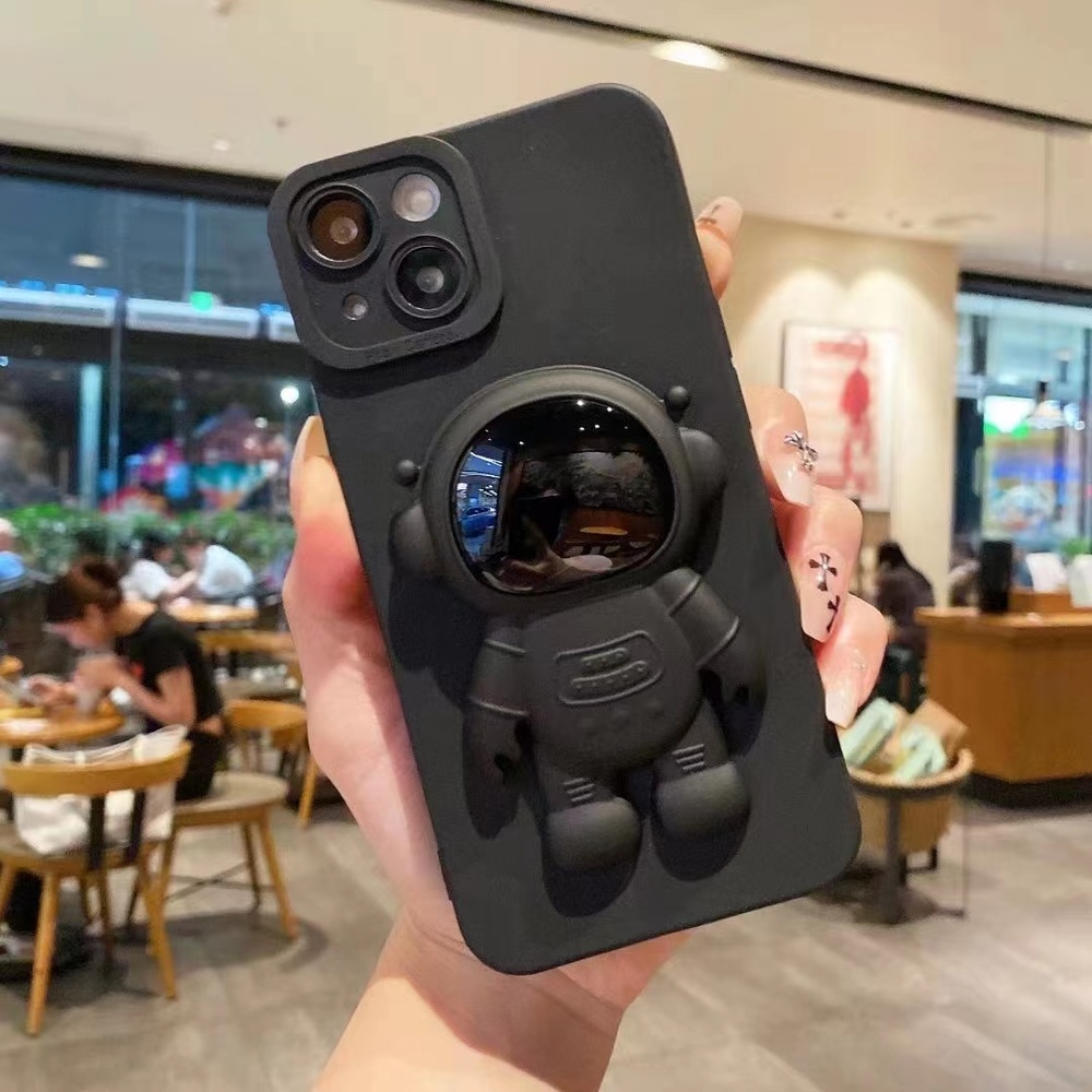 Ốp Điện Thoại TPU Hình Phi Hành Gia 3D Cho IPhone 13 12 11 Pro Max X XR XS Max 7 8 Plus