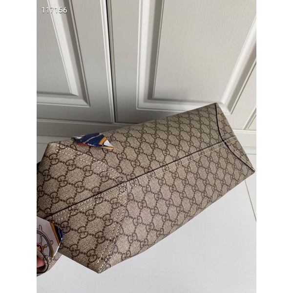 Túi TOTE Gucci 547974 Medium Beige Gg Supreme Canvas Tote 🎁🌈