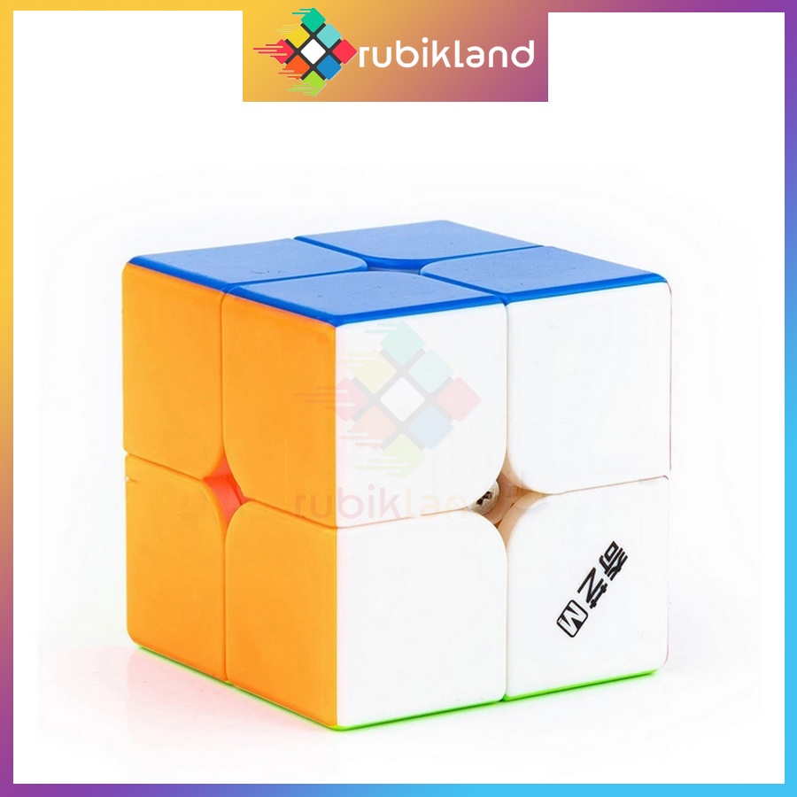 Rubik 2x2 Nam Châm QiYi MS Magnetic Stickerless Rubic 2 Tầng Đồ Chơi Trí Tuệ Trẻ Em