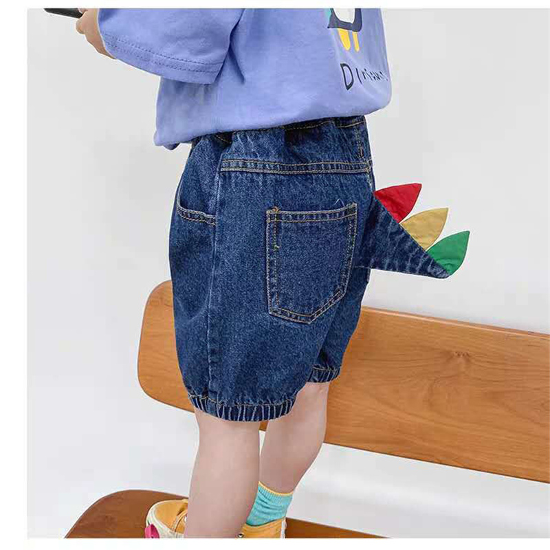Quần Short Jeans Thời Trang Cho Bé Trai 1-8 Tuổi