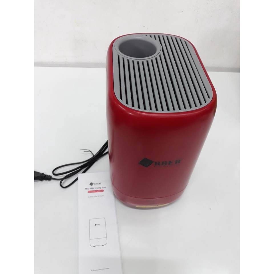Máy triệt trùng dao, đũa MDK1.4MD màu đỏ hàng chính hãng Arber bảo hành 12 tháng