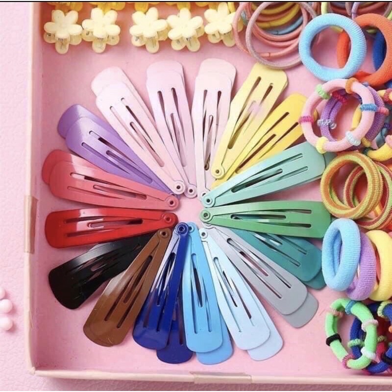 Kẹp tóc, cột tóc, dây buộc tóc sét 780 chi tiết kẹp tóc cho bé
