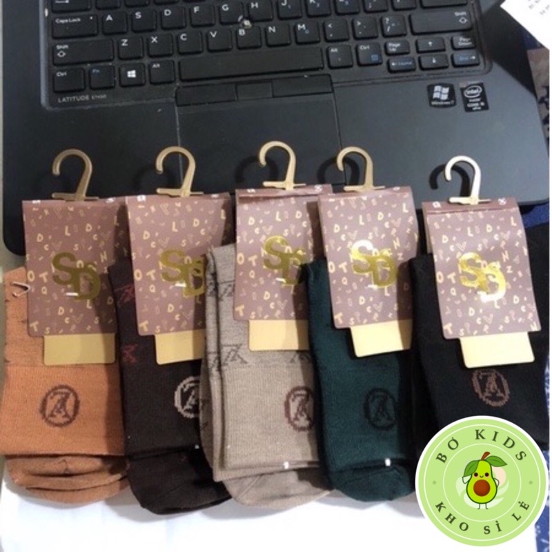 Tất VL cổ cao nữ, vớ cổ cao nữ  dễ thương vải cotton co giãn thời trang Hàn Quốc