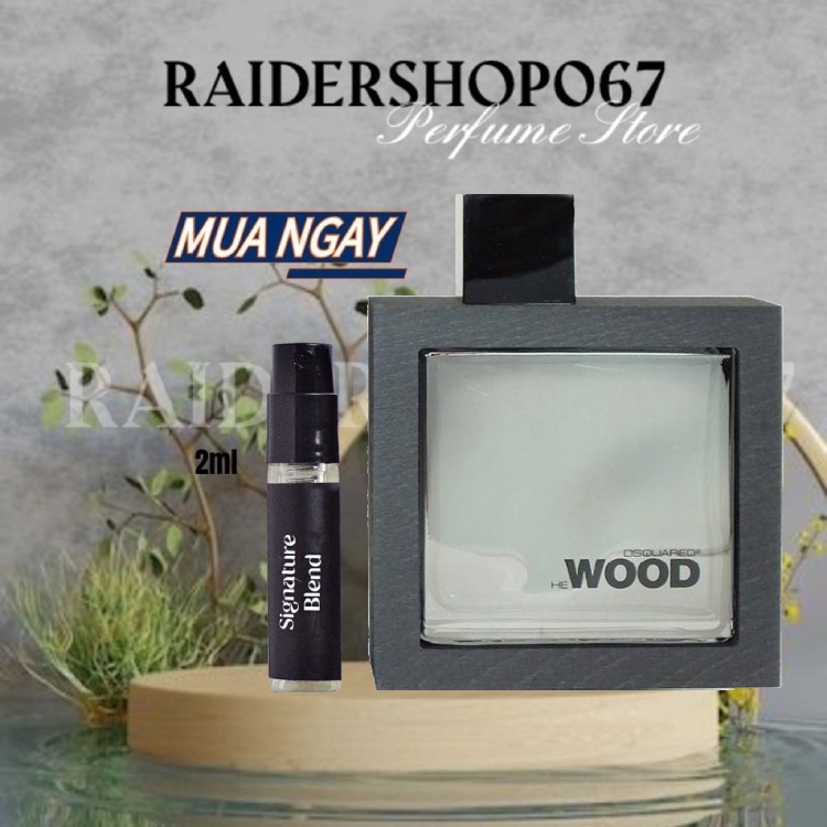 Nước hoa nam He Wood Silver Wind Wood của hãng DSQUARED²  ®️