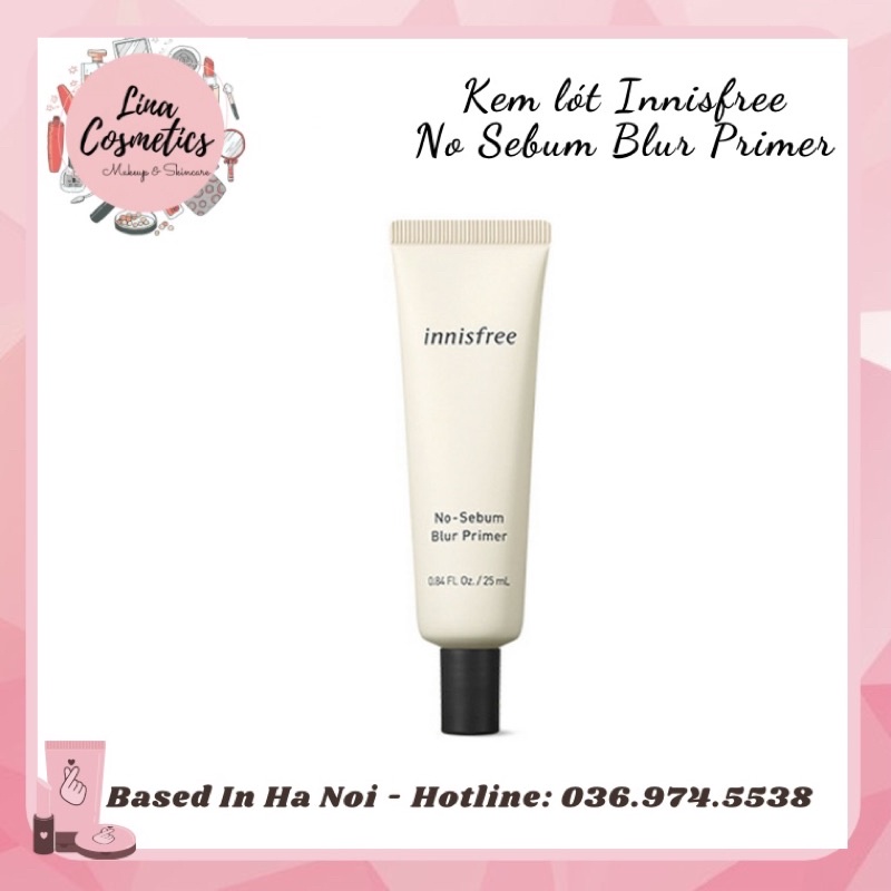 Kem Lót Kiềm Dầu Thu Nhỏ Lỗ Chân lông Innisfree No-sebum Blur Primer Mẫu Mới