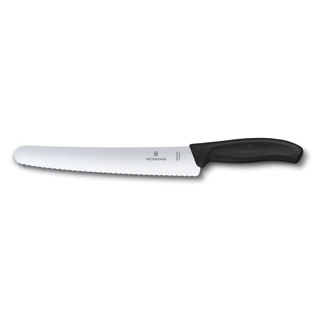Dao cắt bánh mỳ bánh ngọt Victorinox Swiss Classic nhập khẩu từ Thuỵ Sỹ 22cm cán nhựa đen