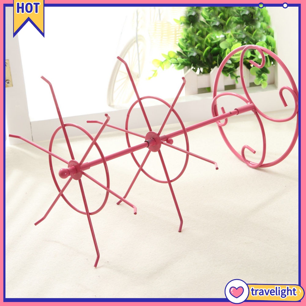 Giá treo trang sức 2 tầng xoay được tiện lợi